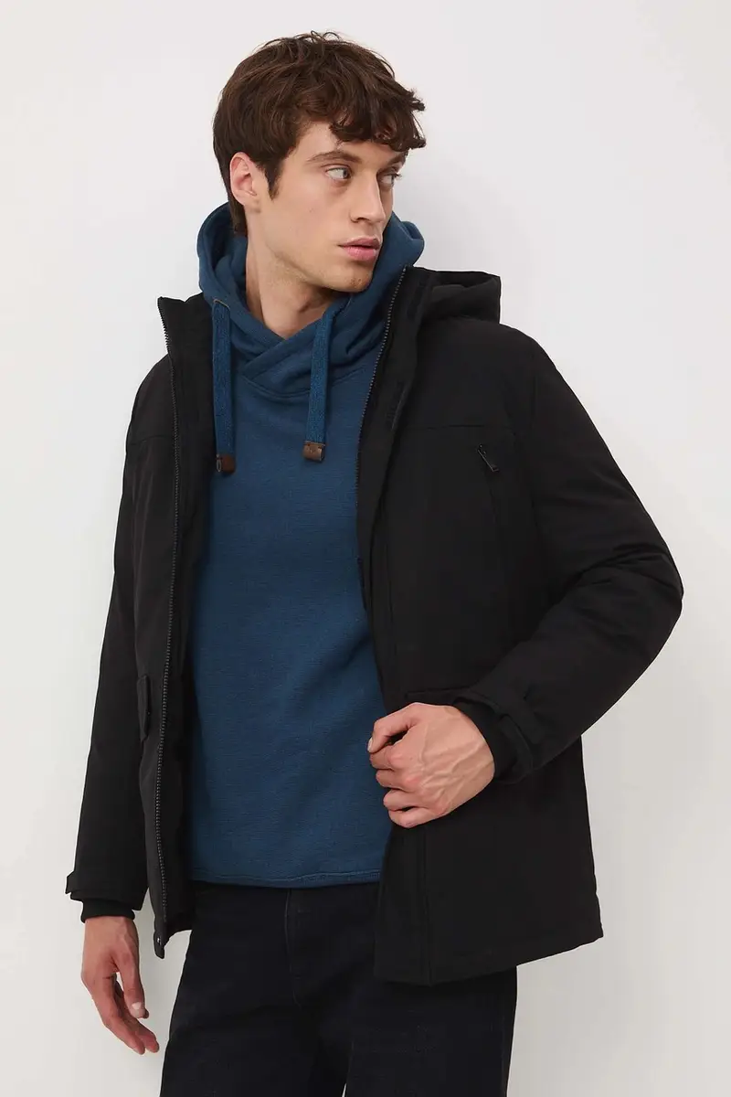 giacca uomo colore nero miniatura 2