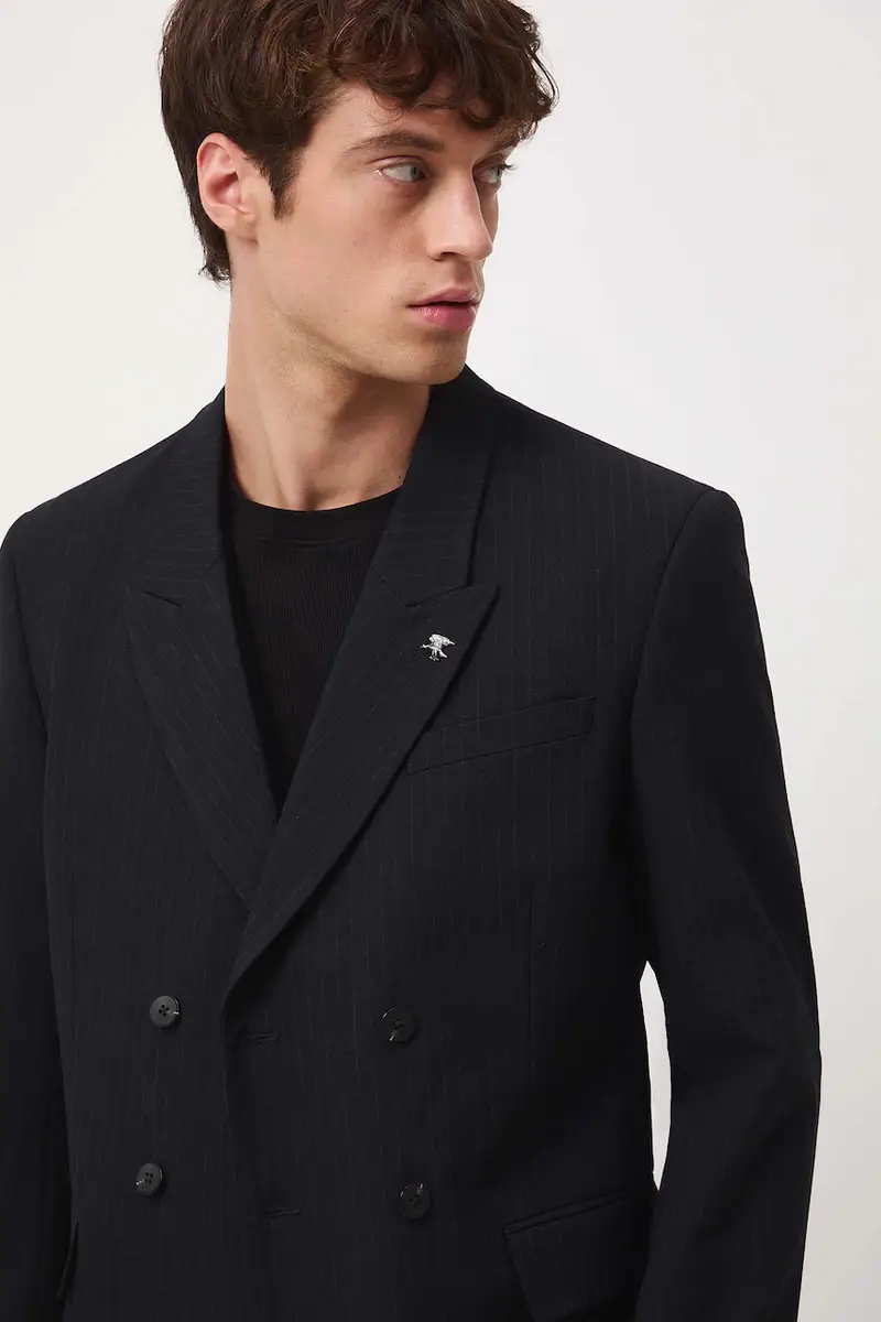 giacca uomo colore nero miniatura 4