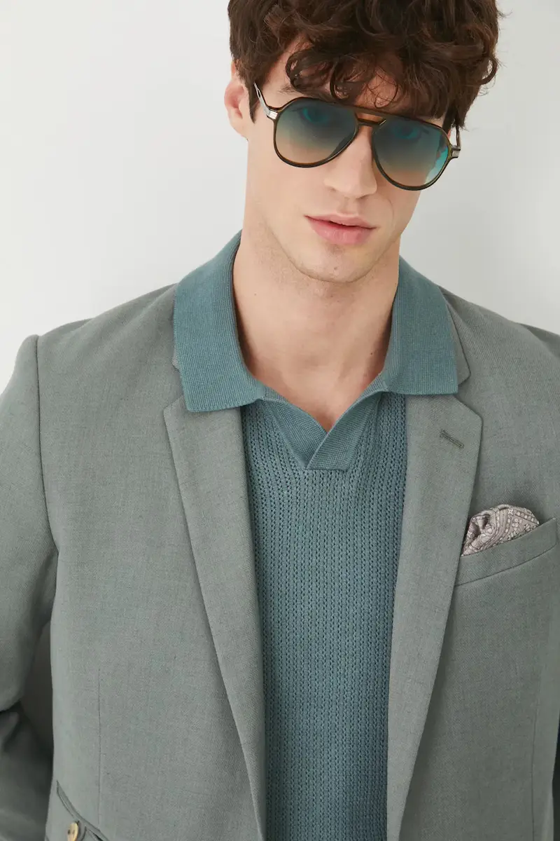 giacca uomo colore verde miniatura 5