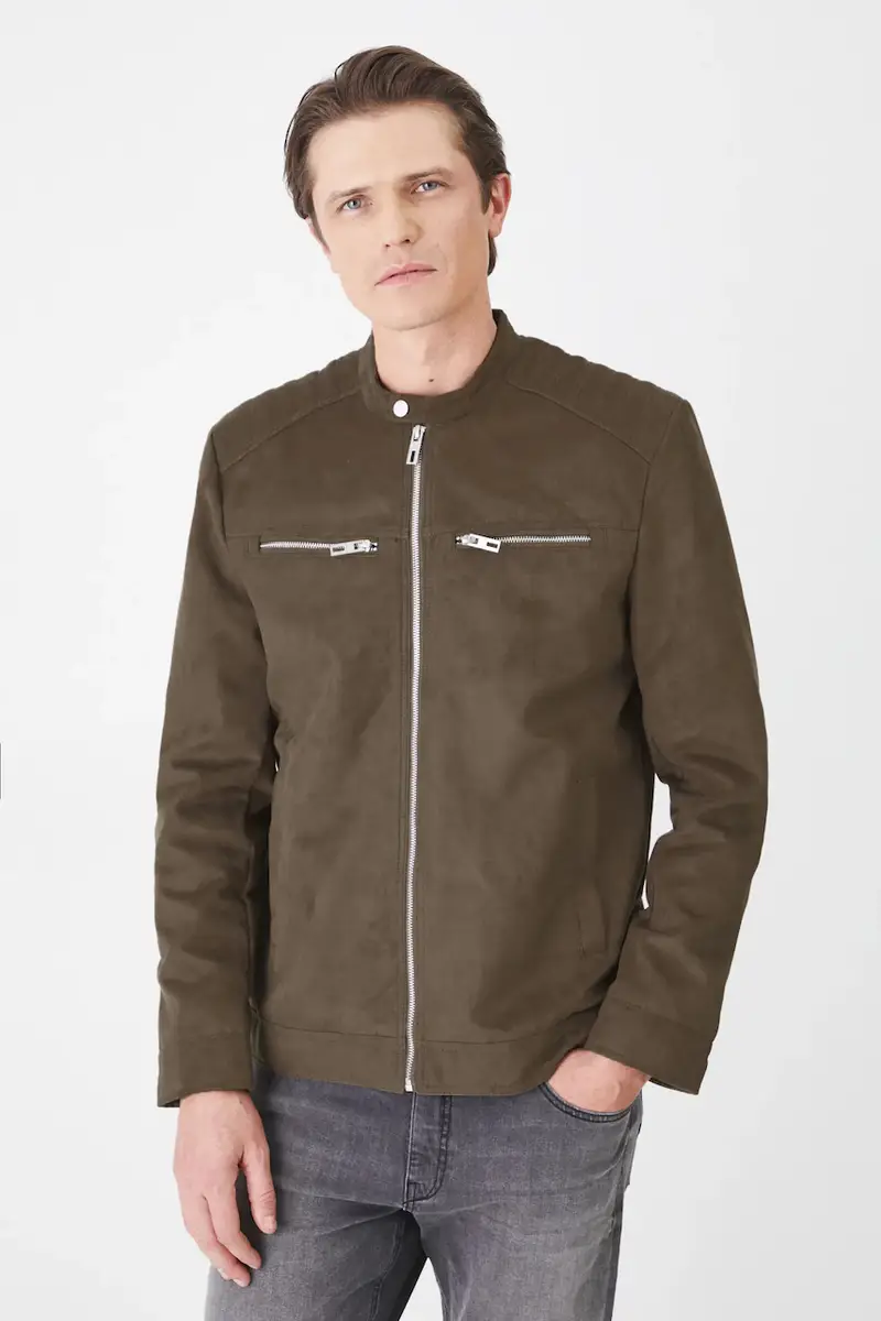 giacca uomo colore verde miniatura 2