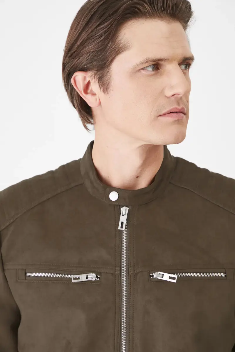 giacca uomo colore verde miniatura 4