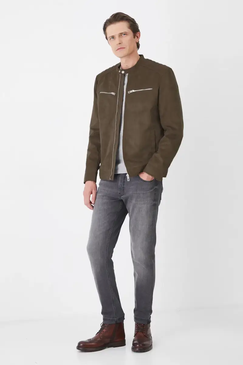 giacca uomo colore verde