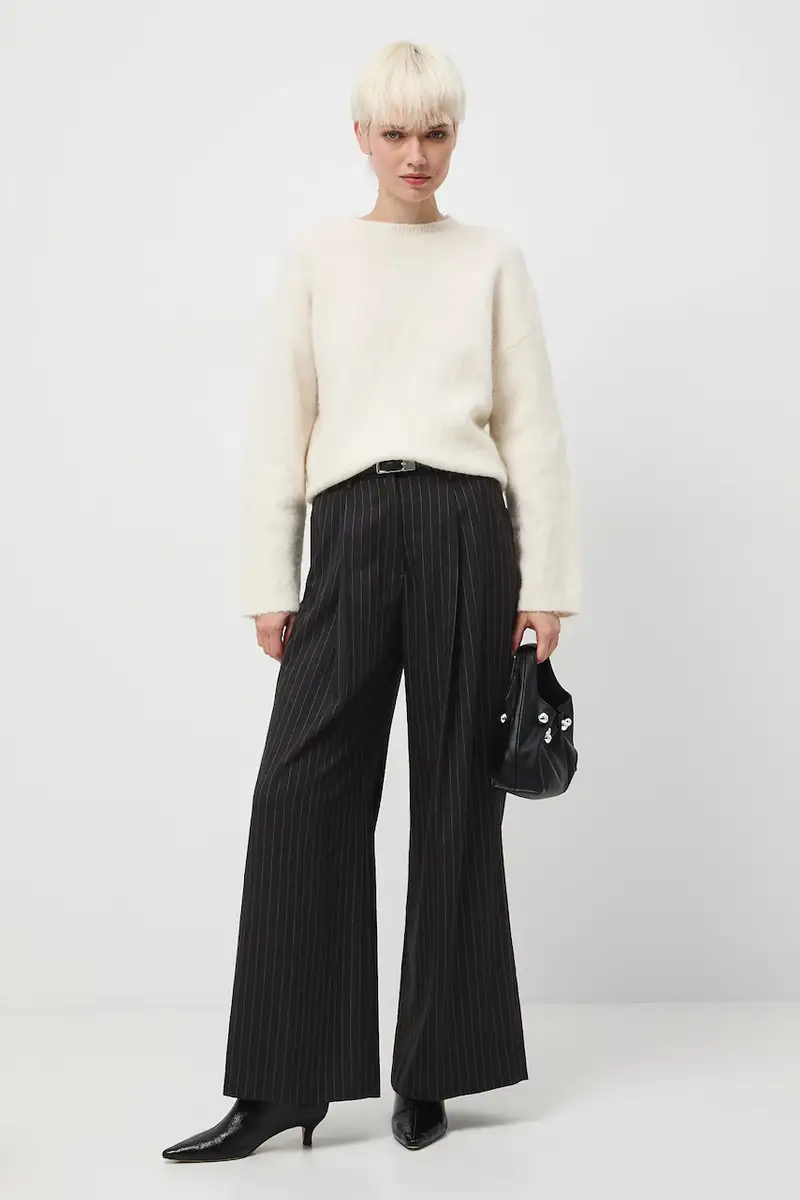 maglione con lana di alpaca Beige miniatura 2