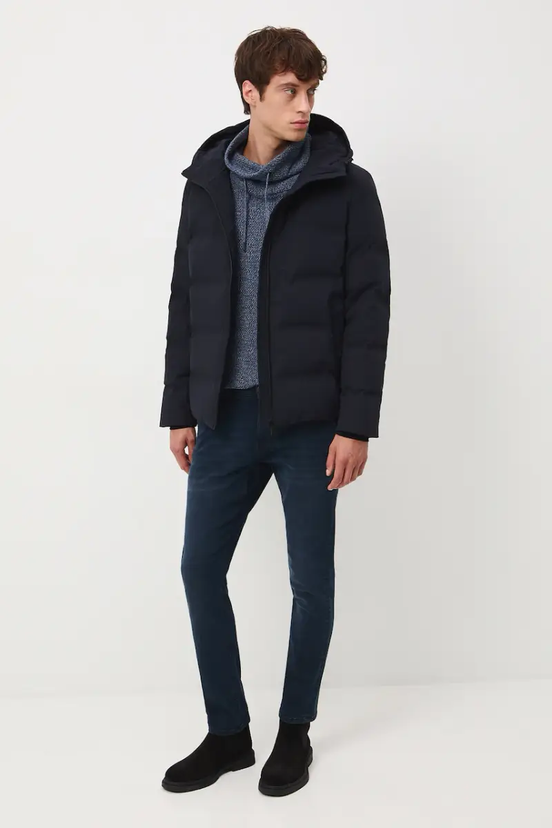 Medicine Piumino blu navy per uomo miniatura 2