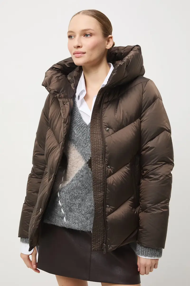 Medicine Piumino marrone oversize per donna miniatura 2