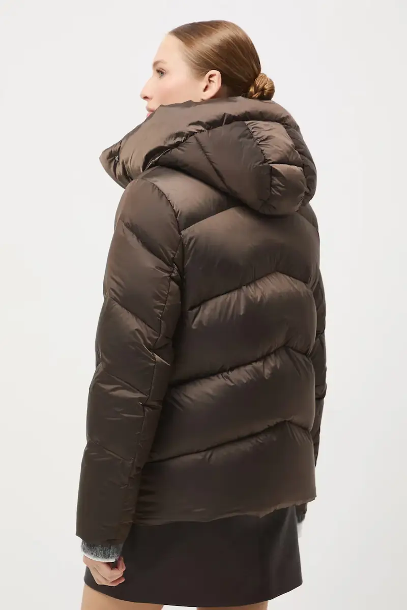 Medicine Piumino marrone oversize per donna miniatura 3