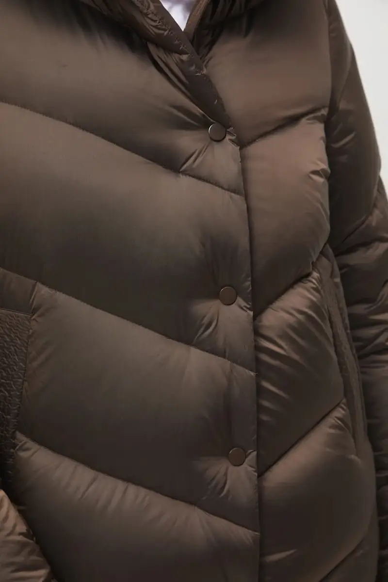 Medicine Piumino marrone oversize per donna miniatura 5