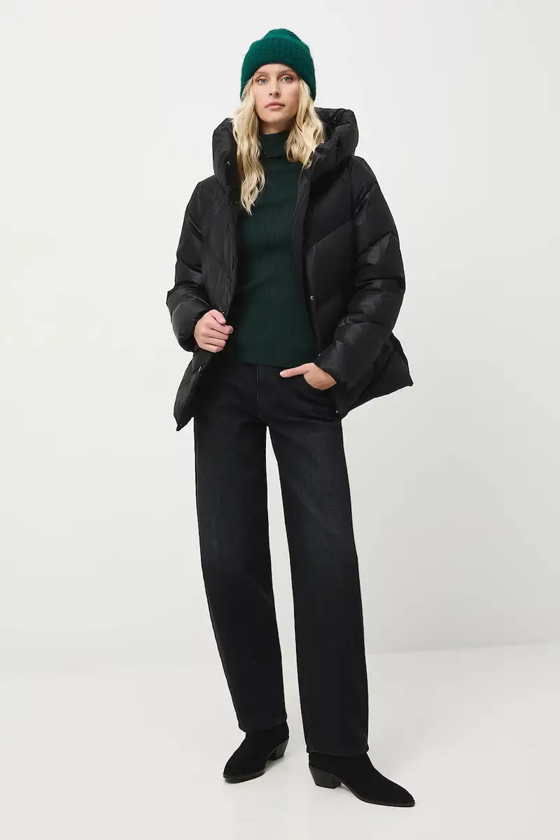 Medicine Piumino nero oversize per donna miniatura 2