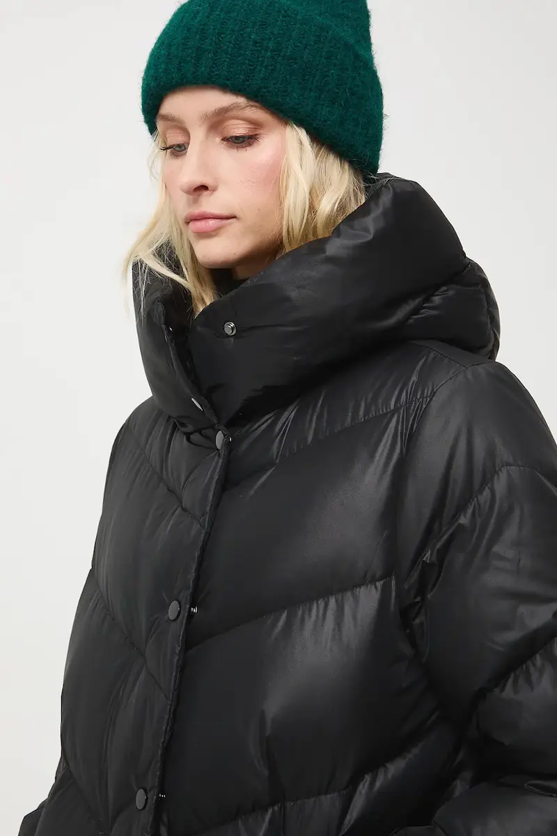 Medicine Piumino nero oversize per donna miniatura 4