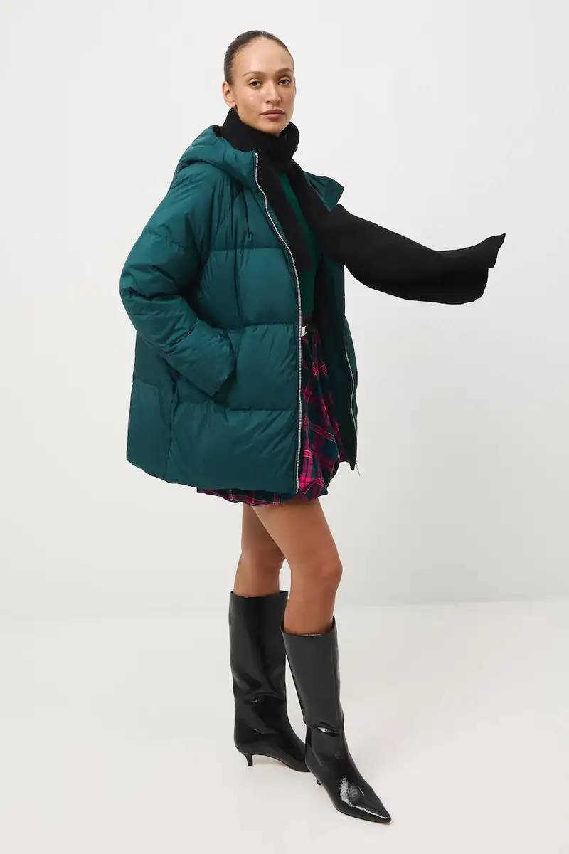 Medicine Piumino Turchese Oversize