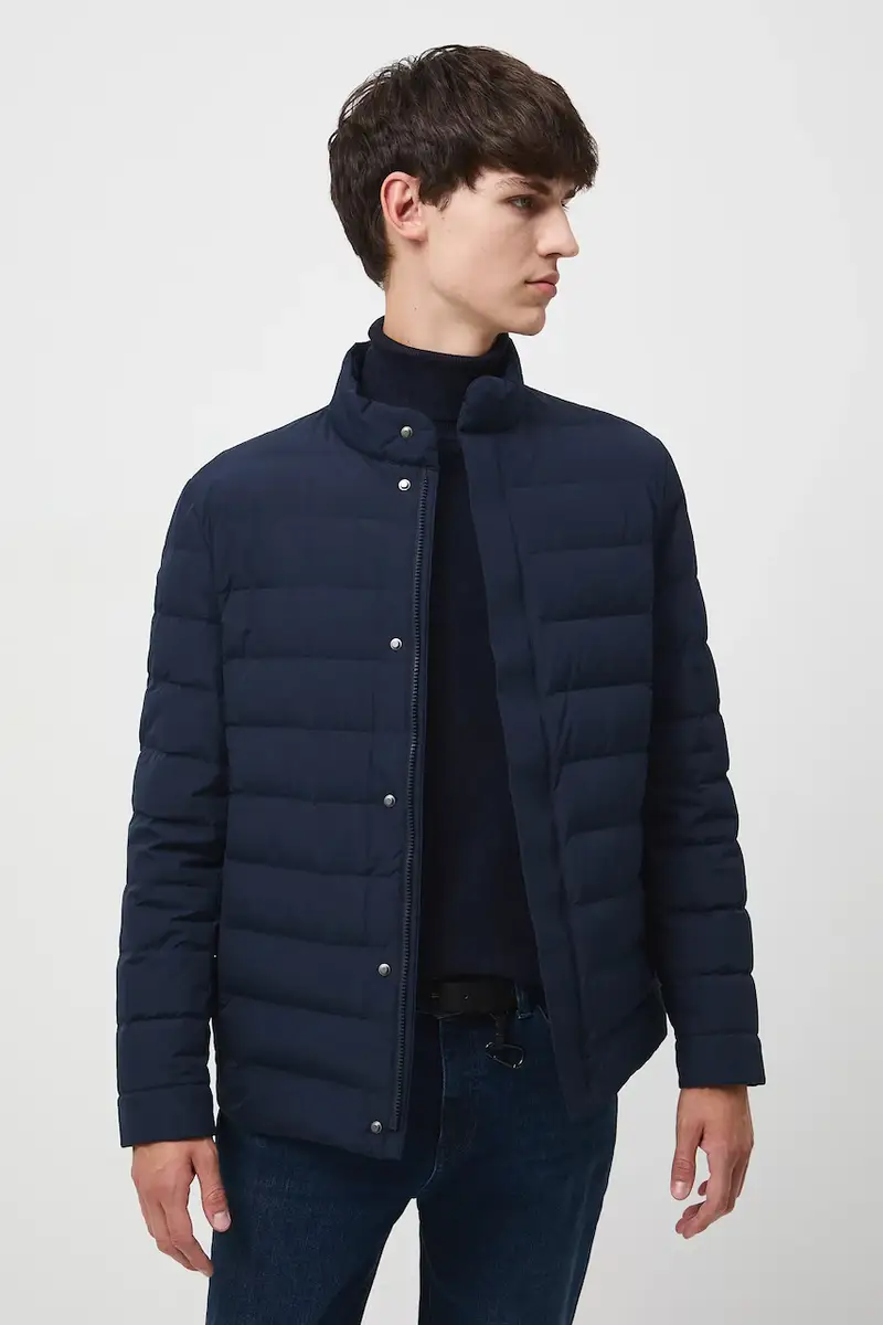 piumino uomo colore blu navy miniatura 2