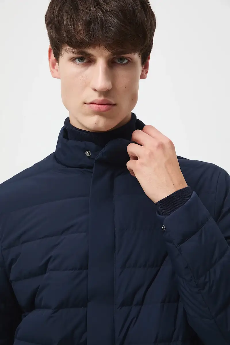 piumino uomo colore blu navy miniatura 4