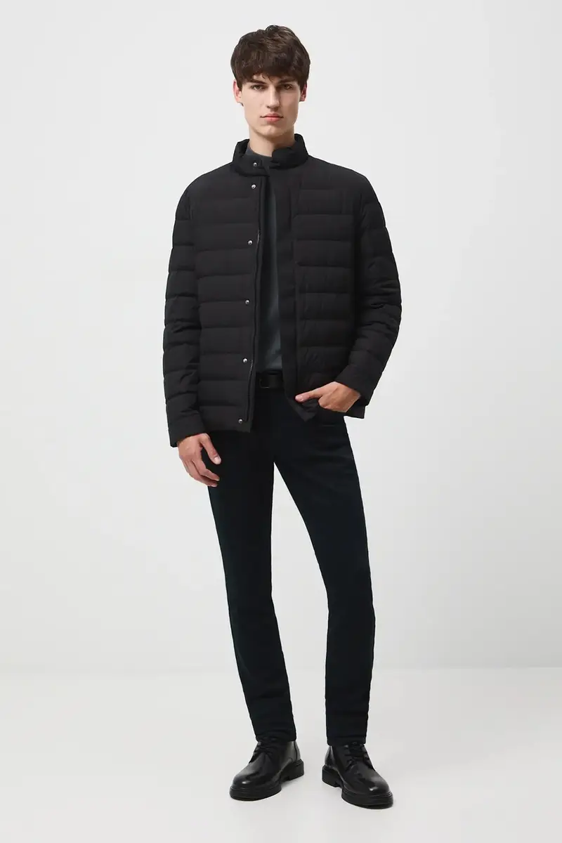 piumino uomo colore nero miniatura 2