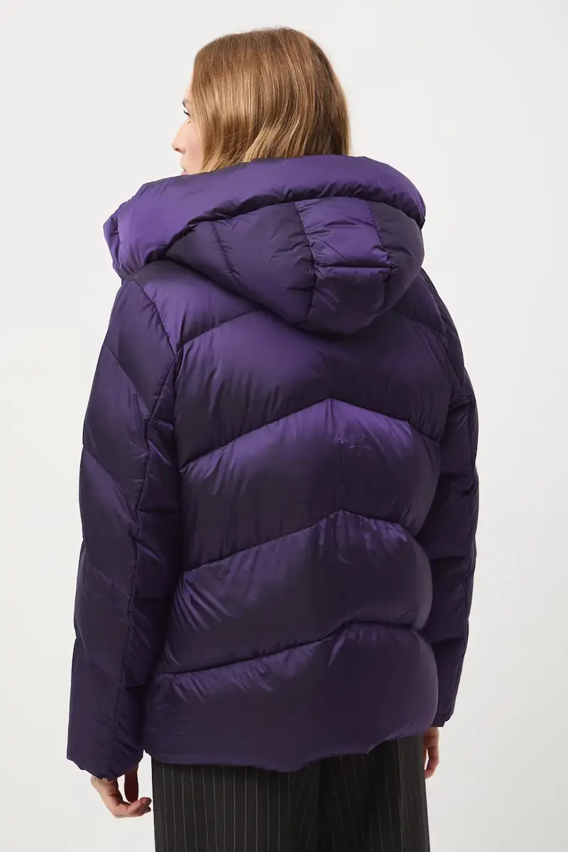 Medicine Piumino viola oversize per donna miniatura 3