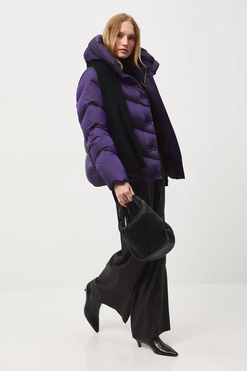 Medicine Piumino viola oversize per donna miniatura 4