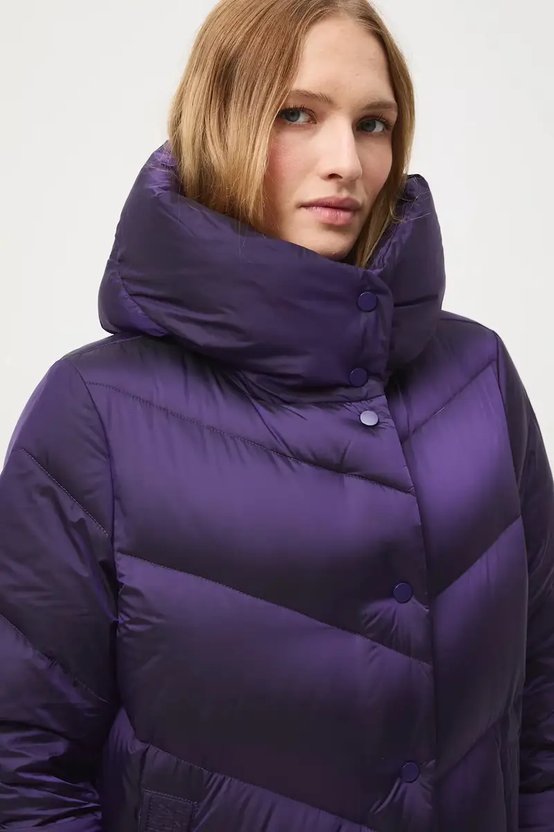 Medicine Piumino viola oversize per donna miniatura 5