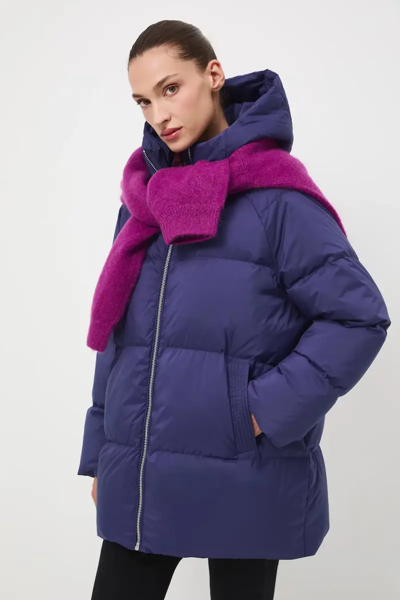 Medicine Piumino viola oversize per donna miniatura 2