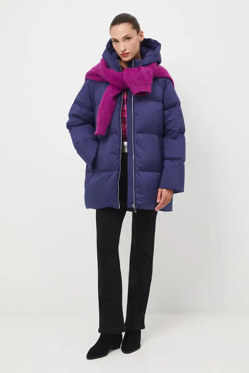 Medicine Piumino viola oversize per donna