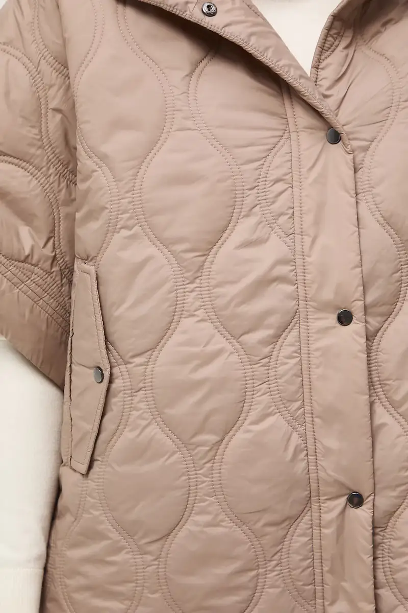 poncho colore beige miniatura 5