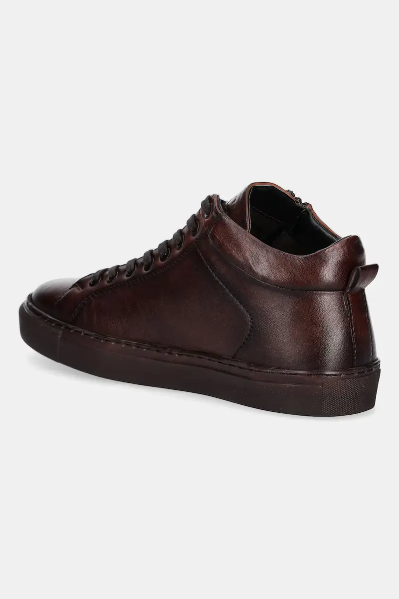 scarpe in pelle uomo colore marrone miniatura 4