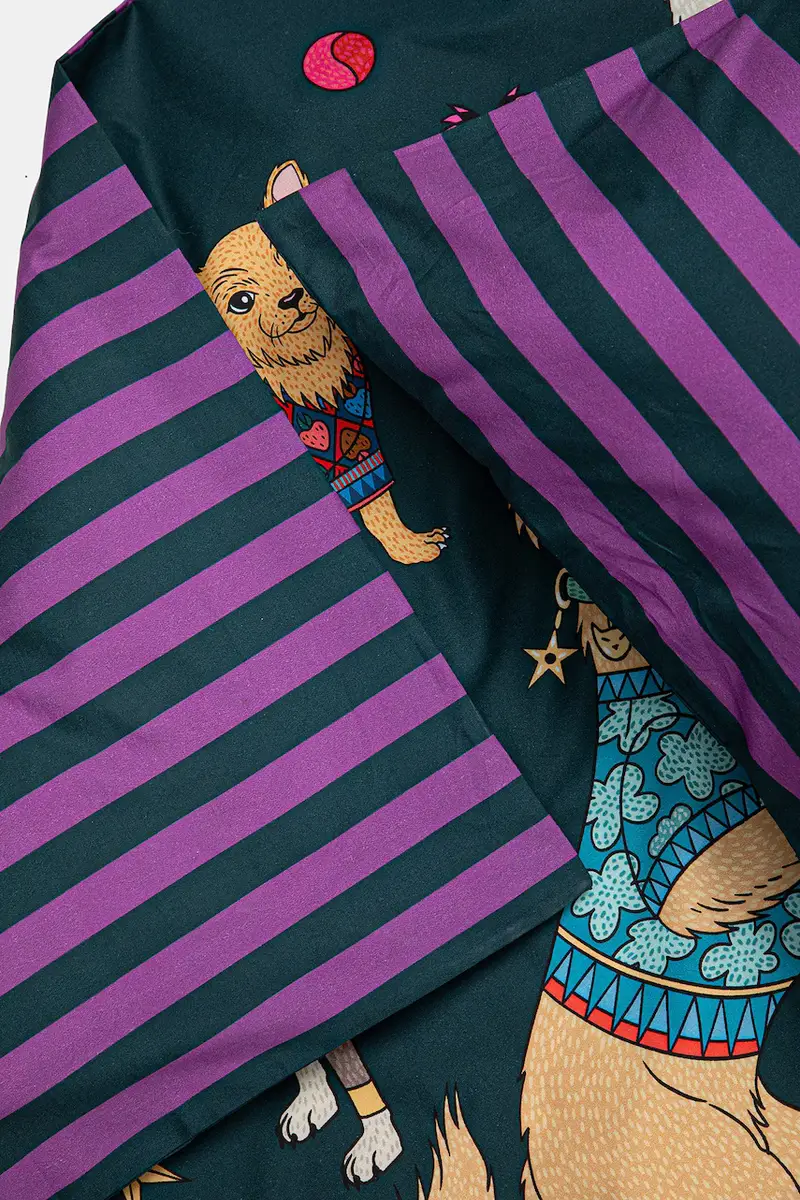 set completo letto 50 x 60 cm / 160 x 200 cm Multicolore miniatura 3