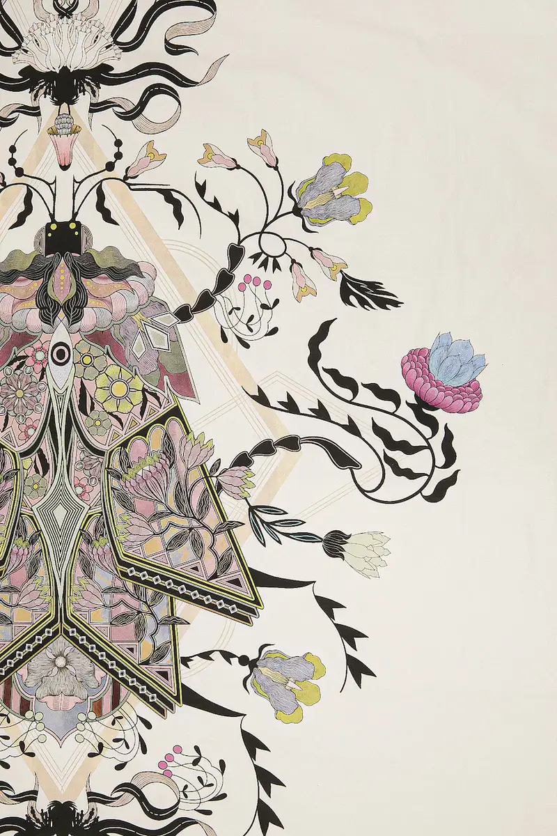 set completo letto 50 x 60 cm / 200 x 200 cm Beige miniatura 3