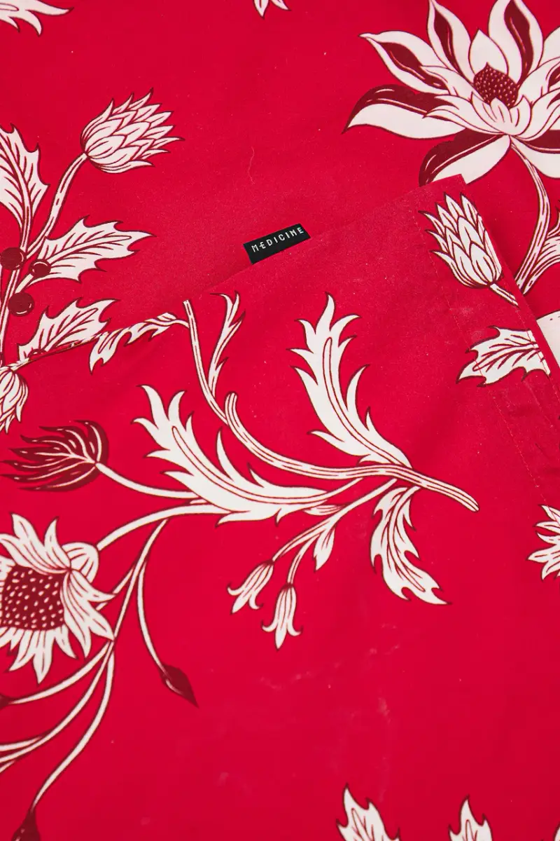 set completo letto 50 x 60 cm / 200 x 200 cm Rosso miniatura 5