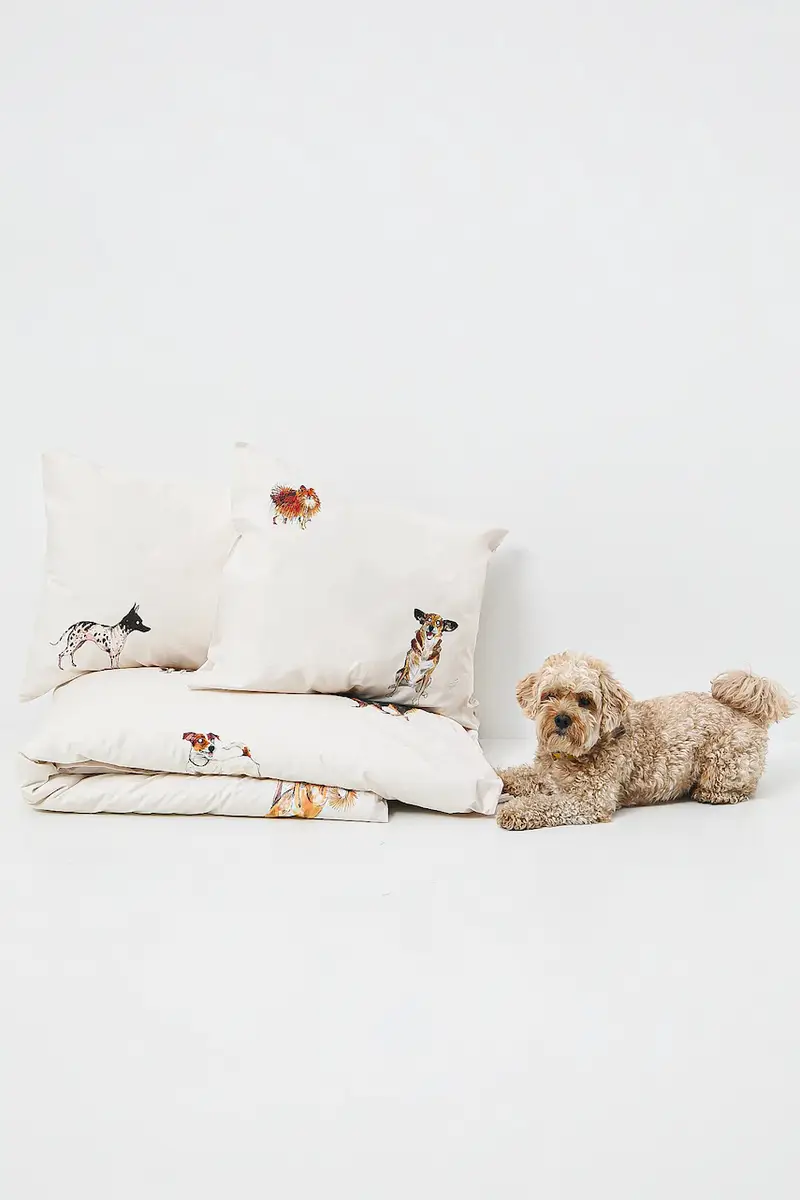 set completo letto colore beige miniatura 5