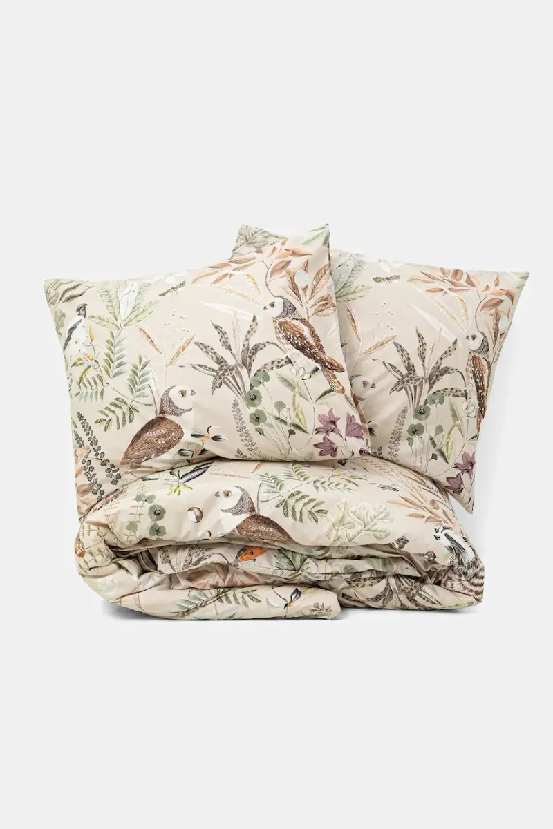 set completo letto colore beige miniatura 2