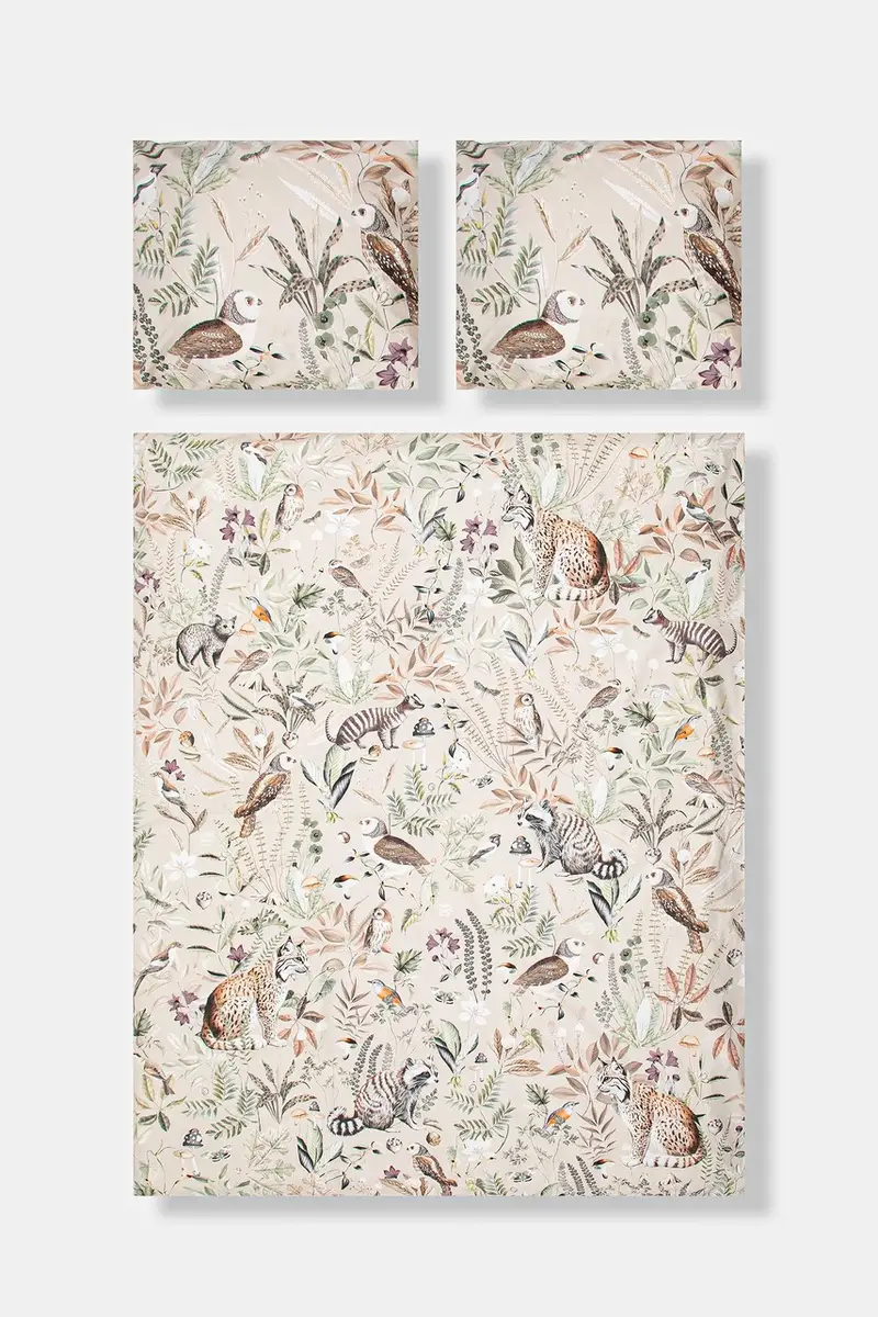 set completo letto colore beige miniatura 2