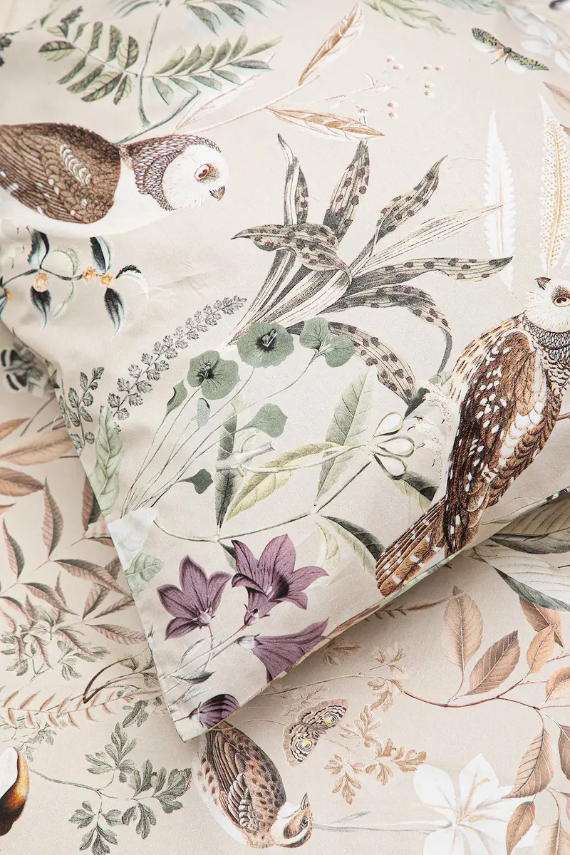 set completo letto colore beige miniatura 4