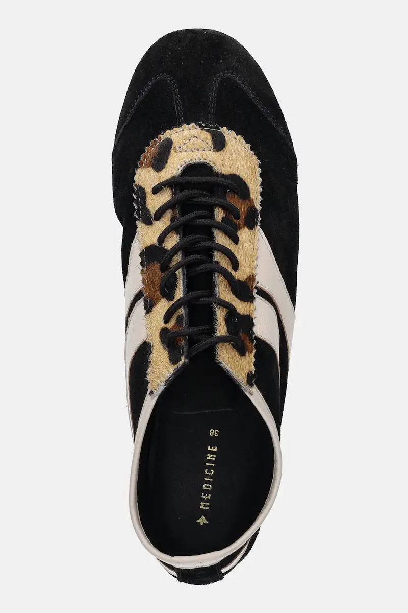 sneakers in camoscio colore nero miniatura 5