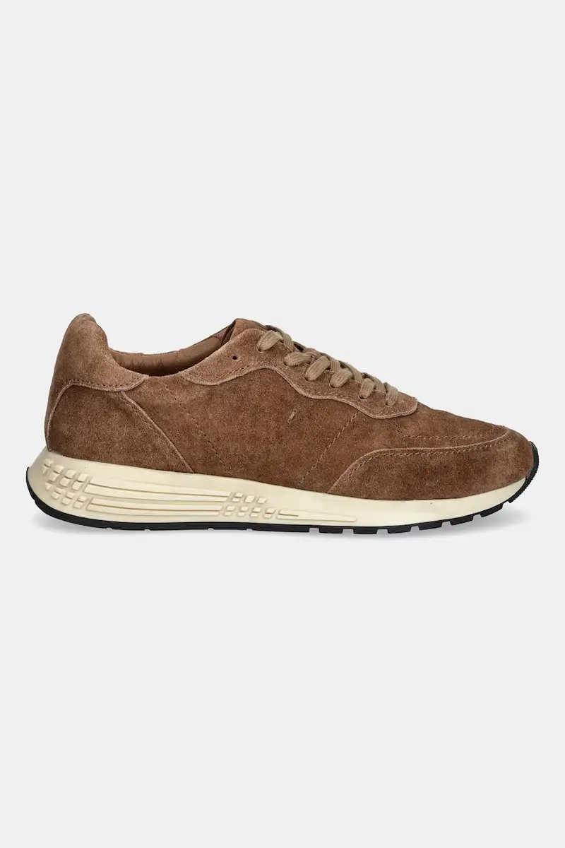 sneakers in camoscio uomo colore beige miniatura 3