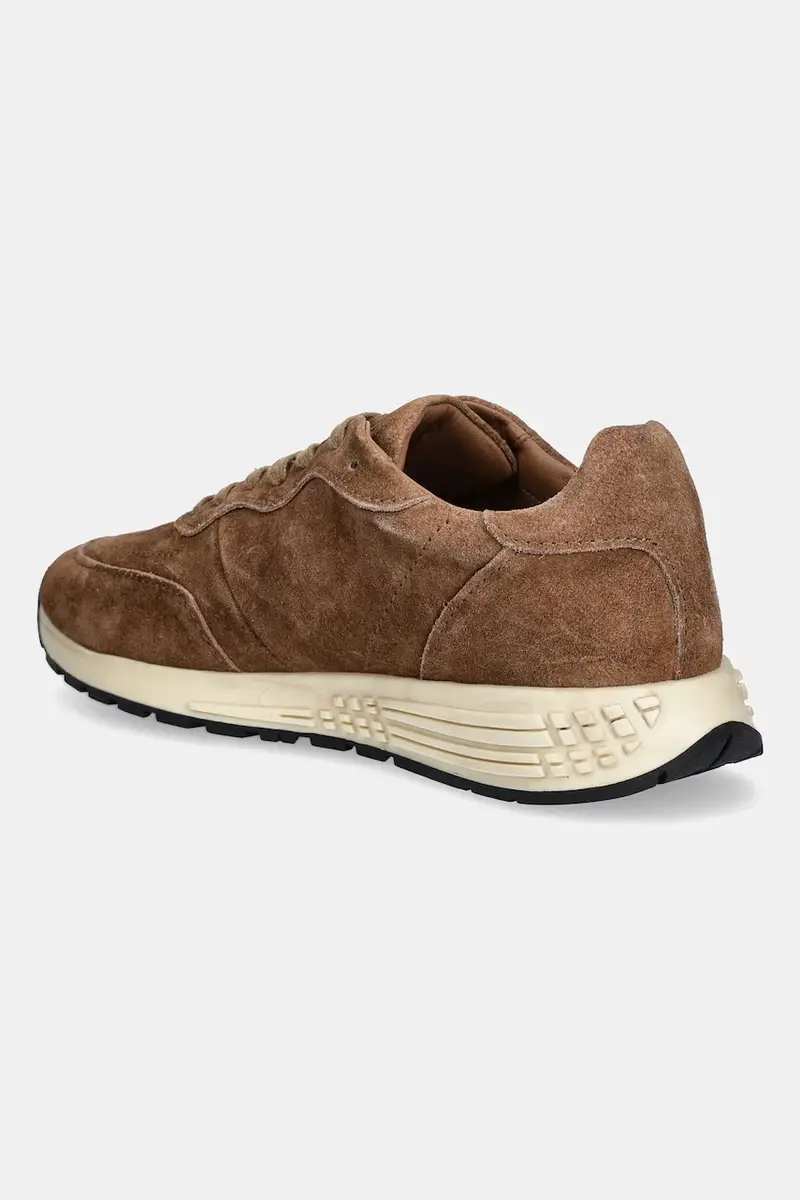 sneakers in camoscio uomo colore beige miniatura 4