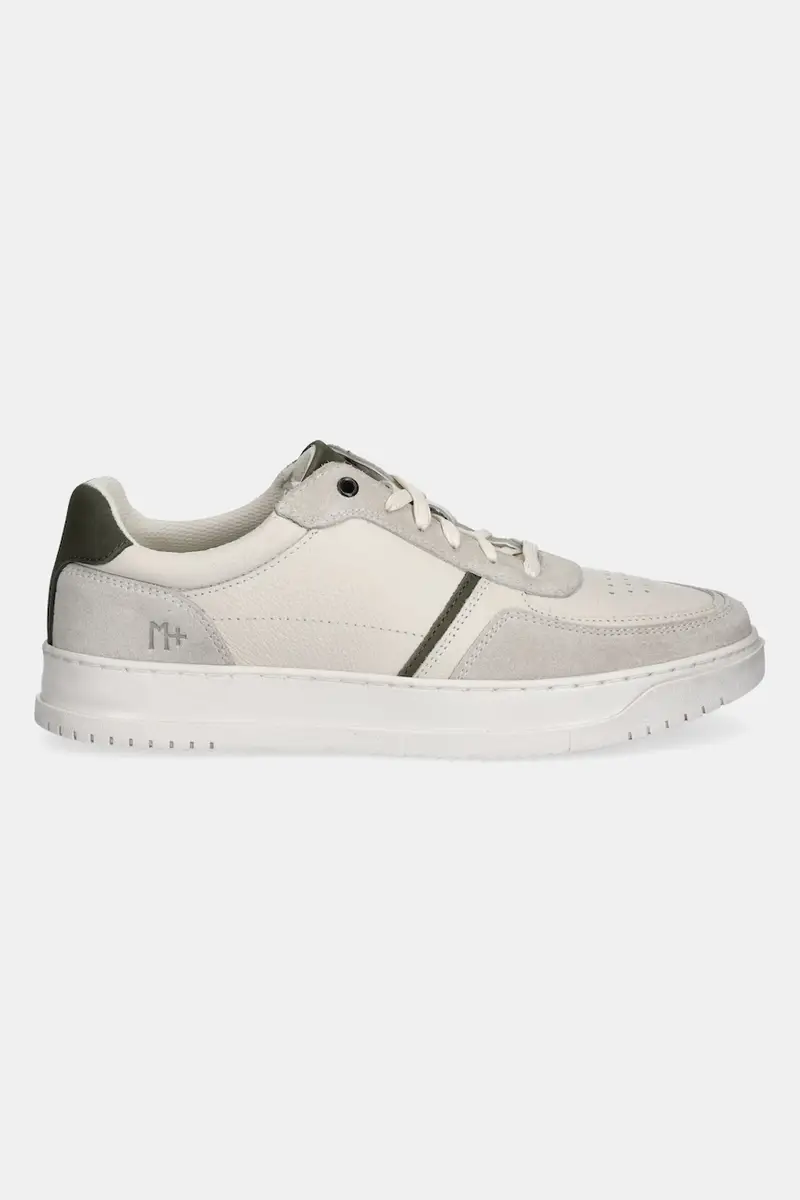 sneakers in pelle uomo colore bianco miniatura 3