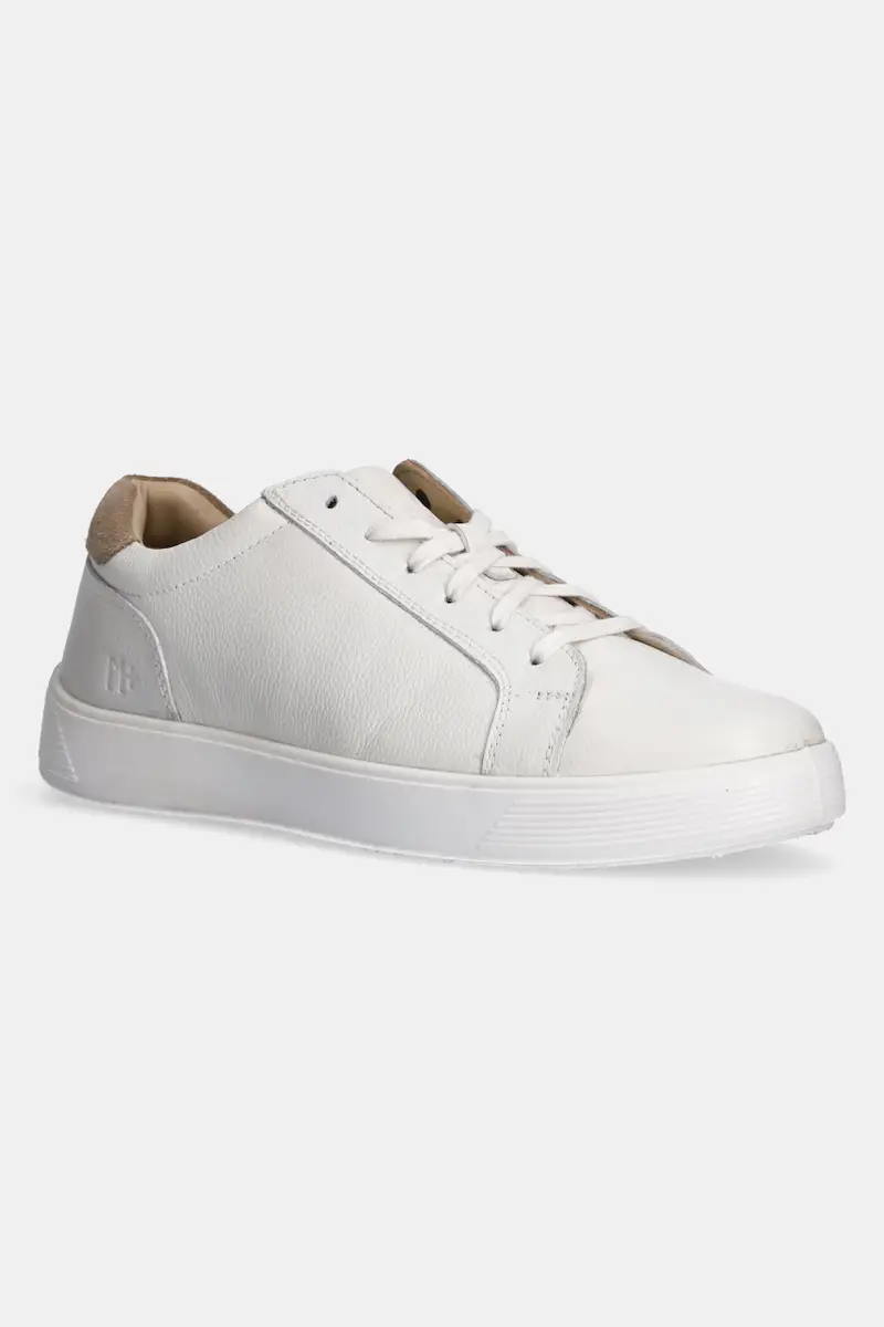 sneakers in pelle uomo colore bianco miniatura 2