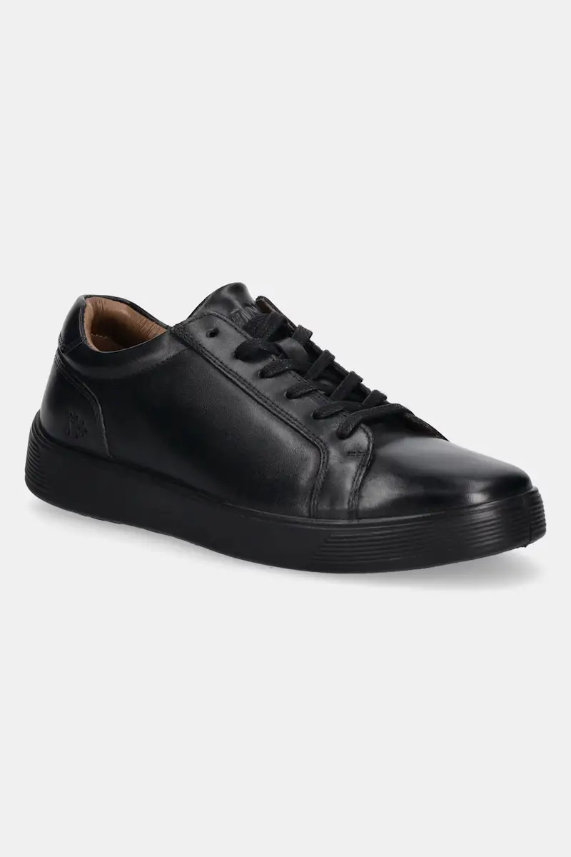 sneakers in pelle uomo colore nero miniatura 2