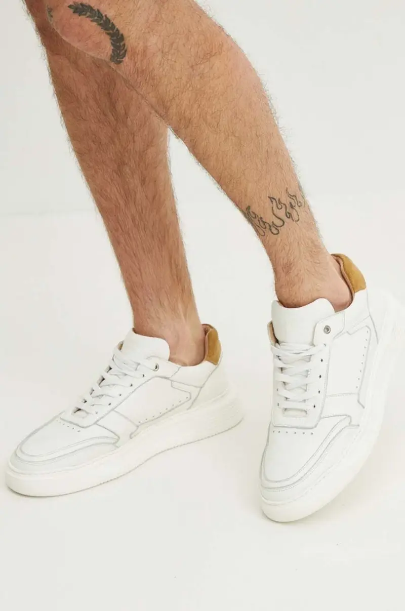sneakers uomo colore bianco