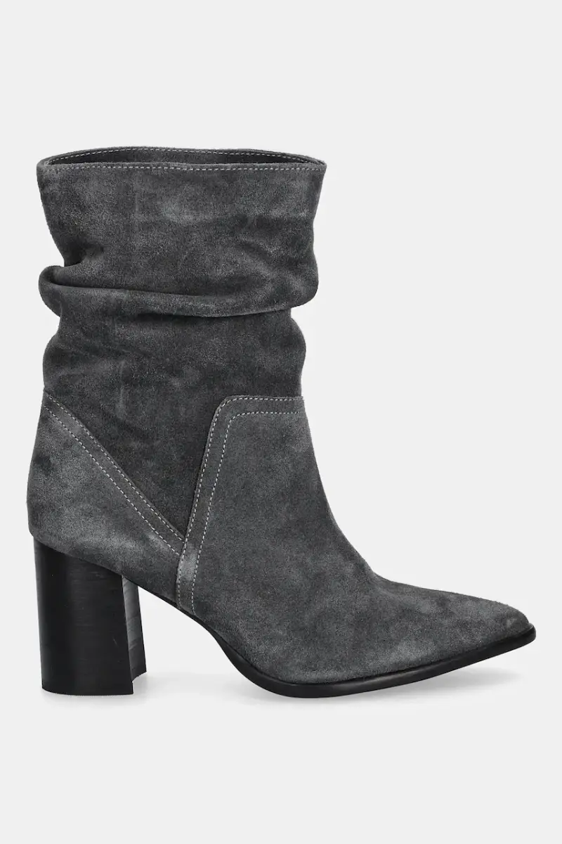 stivaletti alla caviglia donna colore grigio miniatura 2