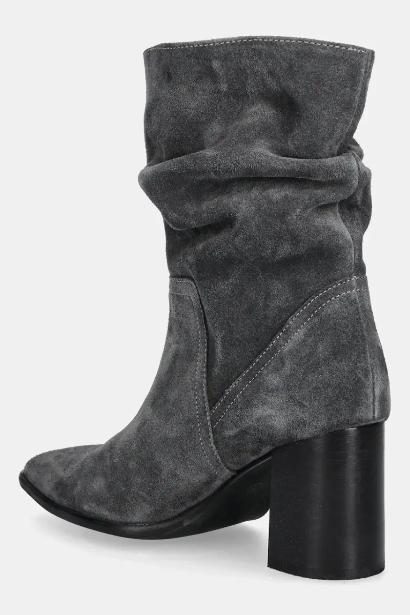 stivaletti alla caviglia donna colore grigio miniatura 3