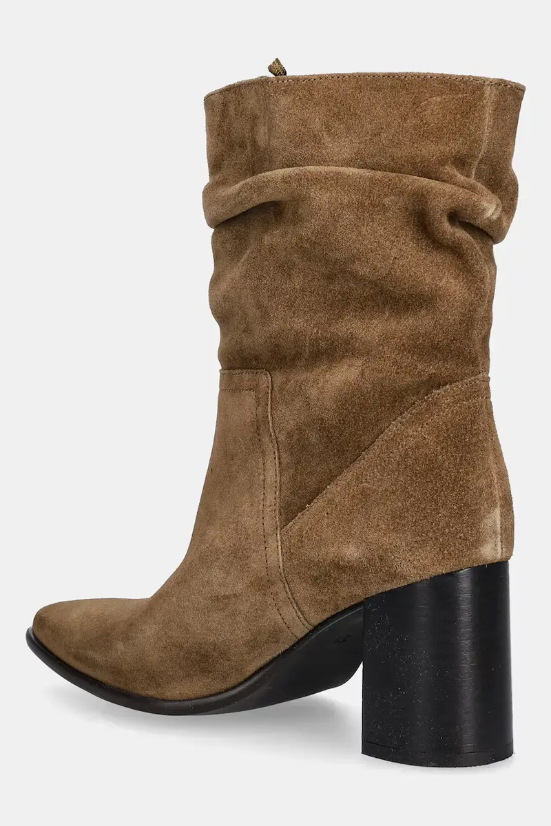 stivaletti alla caviglia donna colore marrone miniatura 3