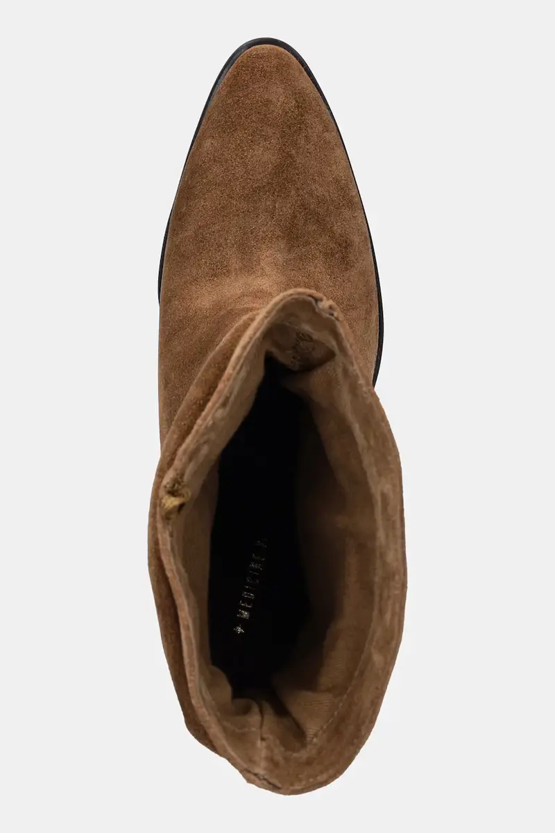 stivaletti alla caviglia donna colore marrone miniatura 4