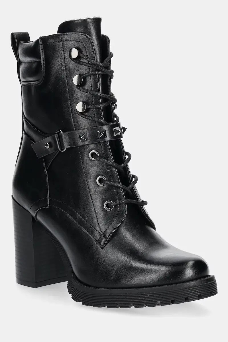 stivaletti alla caviglia donna colore nero miniatura 2