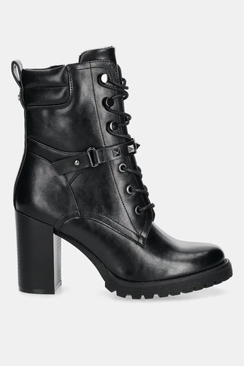 stivaletti alla caviglia donna colore nero miniatura 3