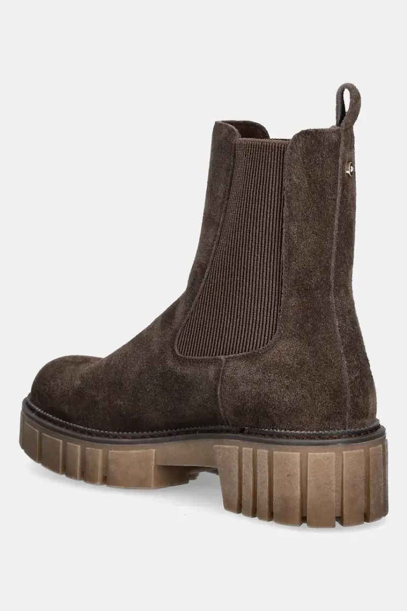 stivaletti alla caviglia in camoscio Marrone miniatura 4