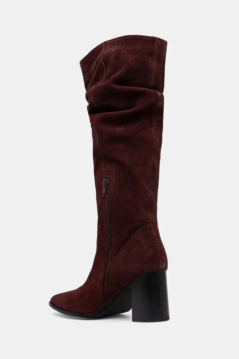 stivali in pelle scamosciata Granata miniatura 4