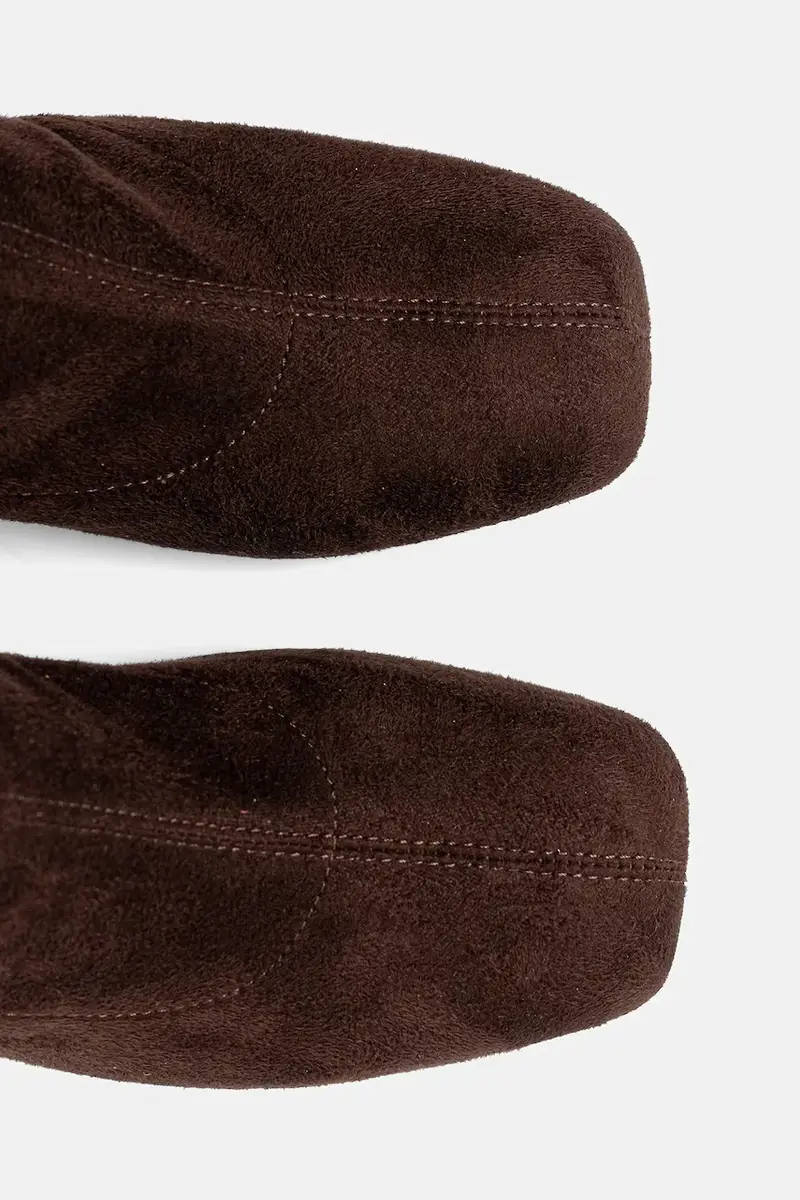 Medicine Stivali marroni con tacco a blocco miniatura 5