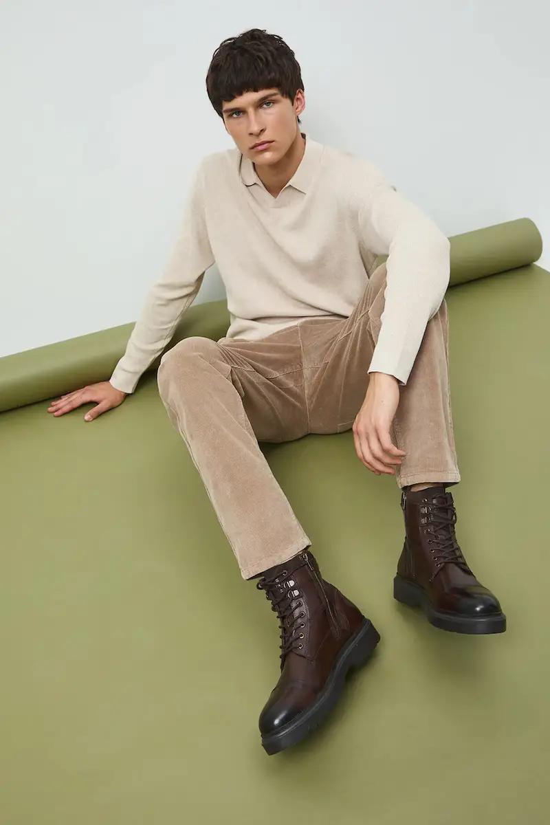 stivali uomo colore marrone