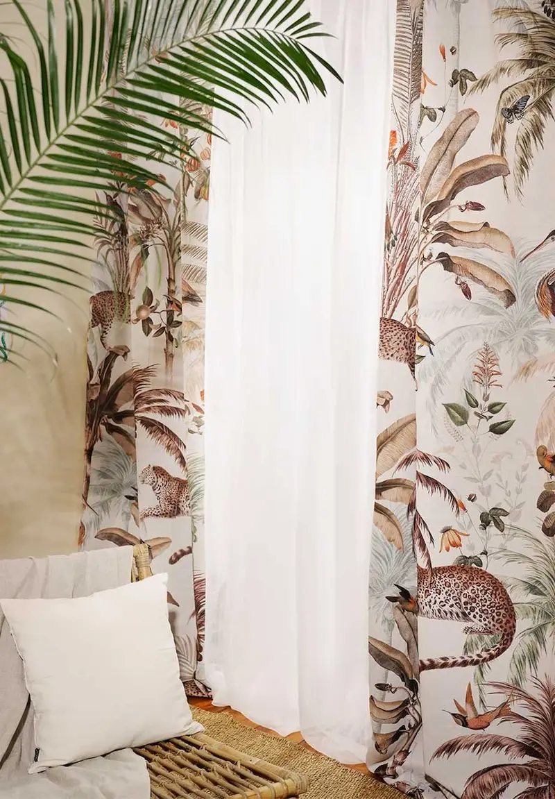 tenda decorativa pacco da 2 Multicolore