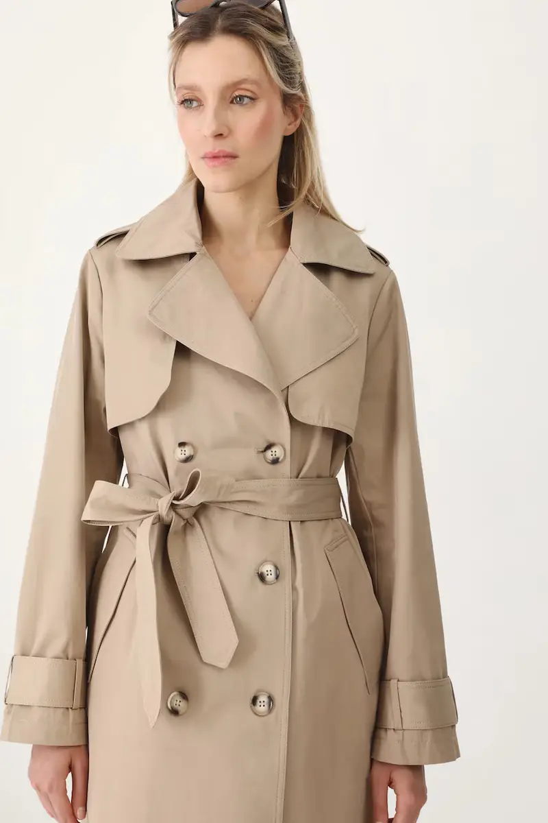 Medicine Trench Donna Beige 3121337 miniatura 4